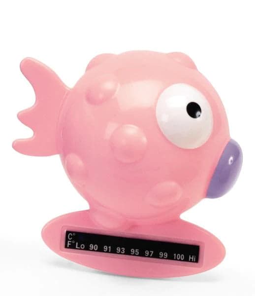 Bath Thermometer Glove Fish-Pink.