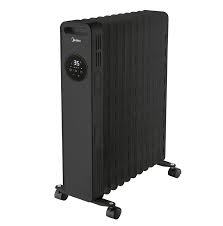 Midea DELUXE 11 FIN DIGITAL OIL HEATER WITH REMOTE - BLACK