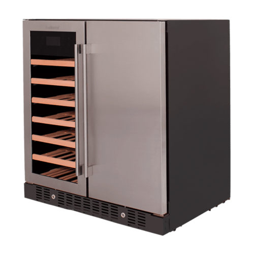 SnoMaster 176L Double Door  Beverage/Wine Cooler- Pro Series