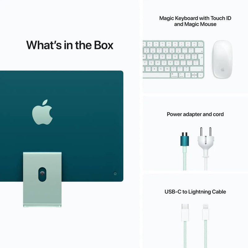iMac 24-inch with Retina 4.5K display | Apple M1 Chip | 256GB | Green.