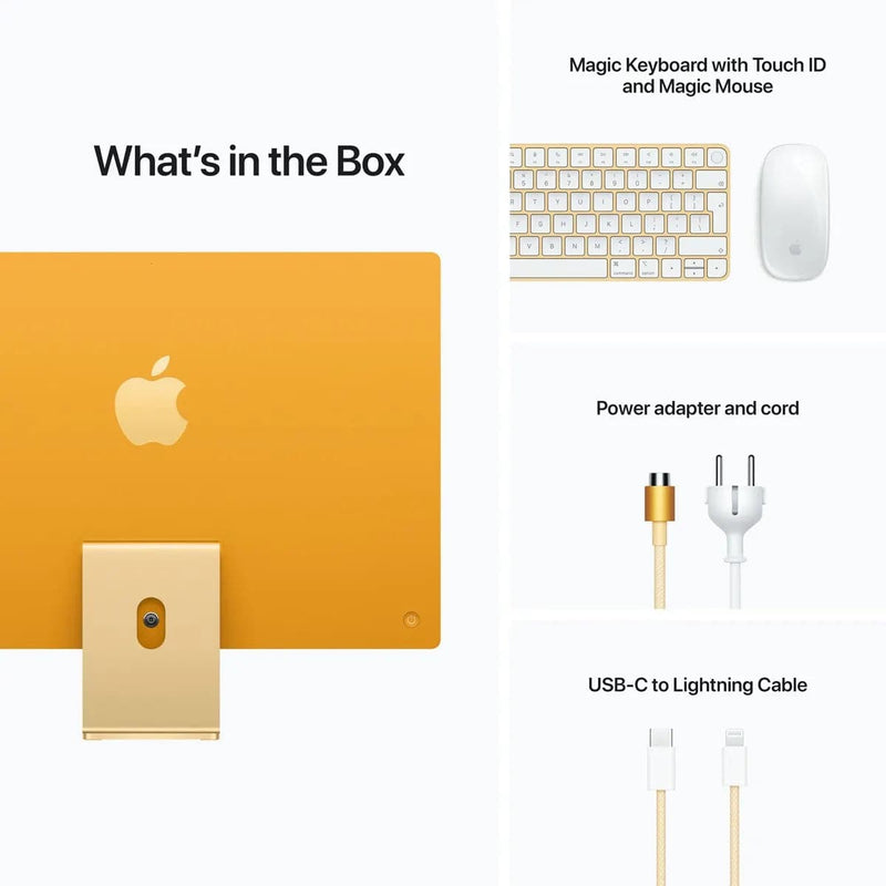 iMac 24-inch with Retina 4.5K display | Apple M1 Chip | 512GB | Yellow.