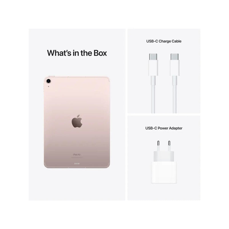 iPad Air (5th Gen) Wi-Fi + Cellular 64GB - Pink.