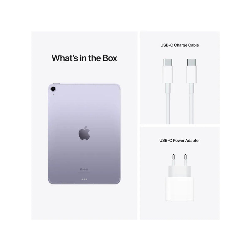 iPad Air (5th Gen) Wi-Fi 256GB - Purple.