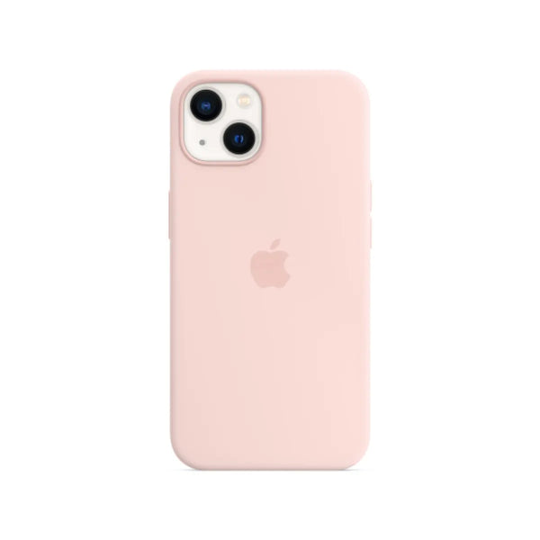 Apple Silicone Case with MagSafe for Phone 13 mini - Chalk Pink.