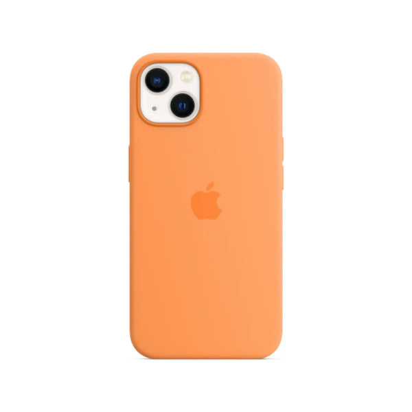 Apple Silicone Case with MagSafe for Phone 13 mini - Marigold.