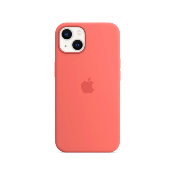 Apple Silicone Case with MagSafe for Phone 13 mini - Pink Pomelo.