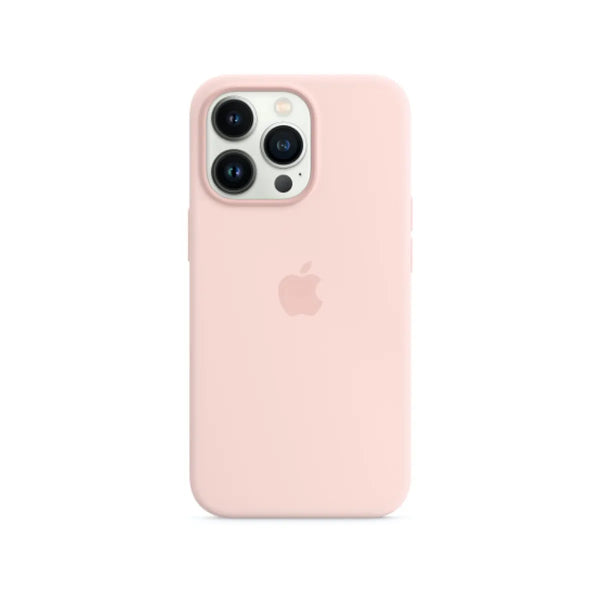 Apple Silicone Case with MagSafe for Phone 13 Pro Max - Chalk Pink.