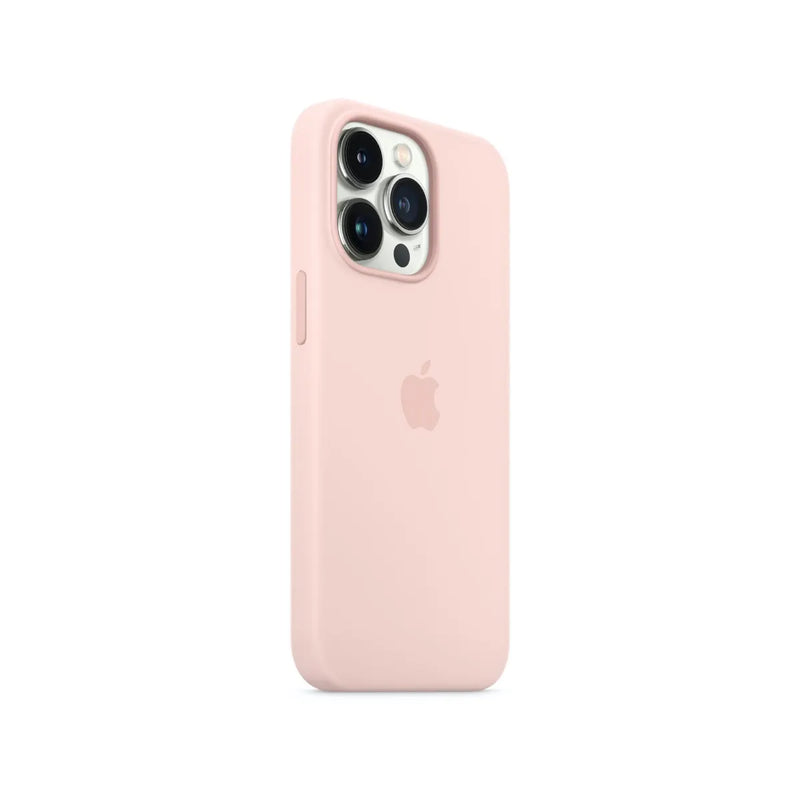 Apple Silicone Case with MagSafe for Phone 13 Pro Max - Chalk Pink.