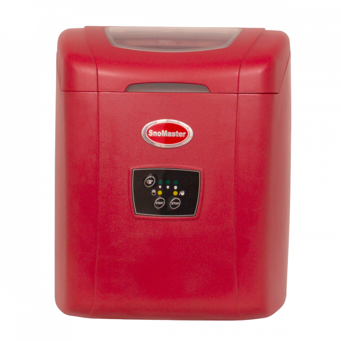 SnoMaster 12 Kg Portable Ice Maker-Red-ZB-14R