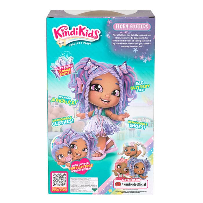 Kindi Kids Toddler Doll- Flora Flutters.