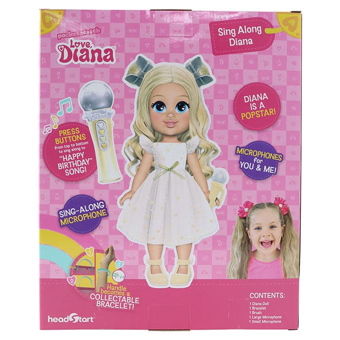 Love Diana Sing Along Doll With Mic - Happy Birthday Song.