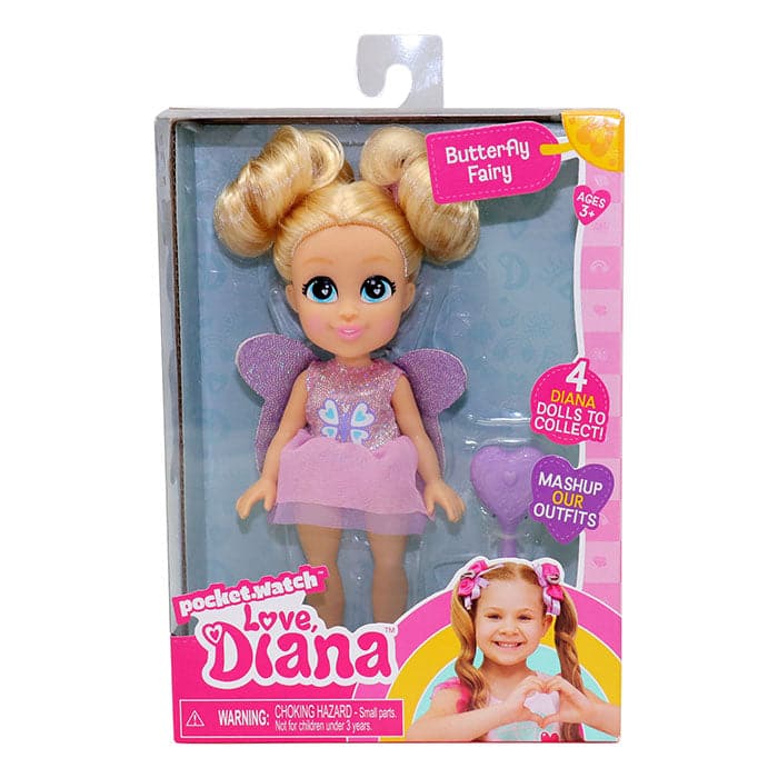 Love Diana 15cm Unicorn Butterfly Fairy.