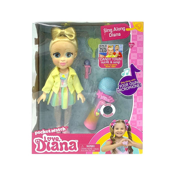 Love Diana Sing Along Doll With Mic - Candy Town Song.