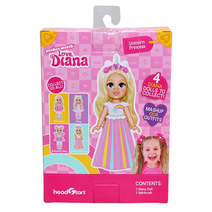 Love Diana 15cm Unicorn Princess.