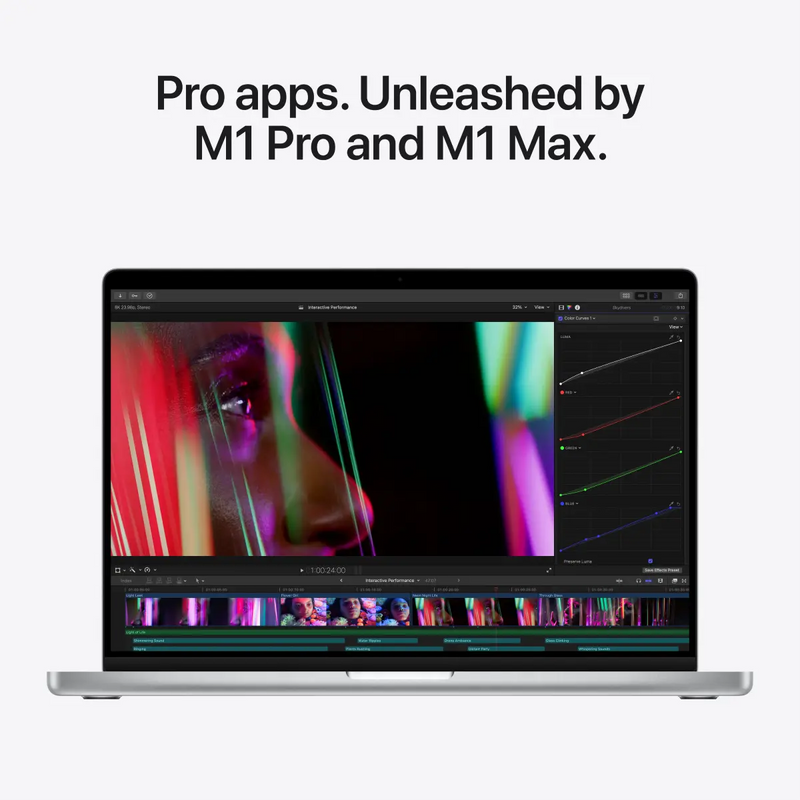 MacBook Pro 16-inch | Apple M1 Pro chip | 512GB SSD - Silver.