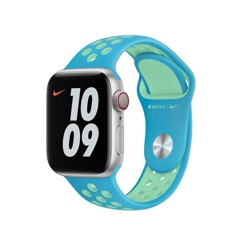 Apple Watch 40mm Chlorine Blue/Green Glow Nike Sport Band - Regular.