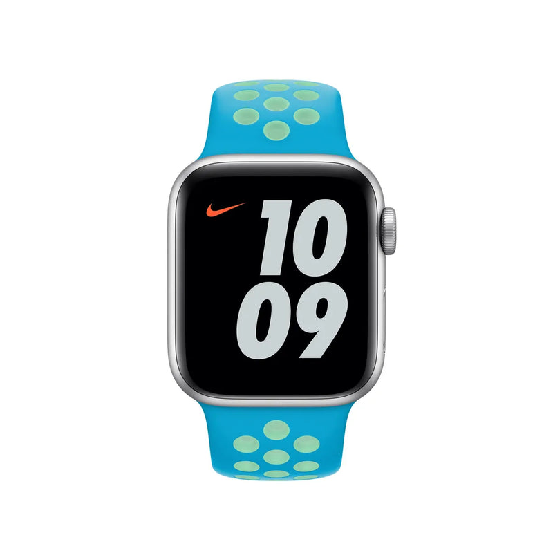Apple Watch 40mm Chlorine Blue/Green Glow Nike Sport Band - Regular.