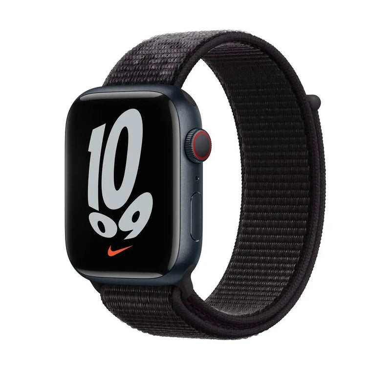 Apple Watch 45mm Black Nike Sport Loop - Regular.