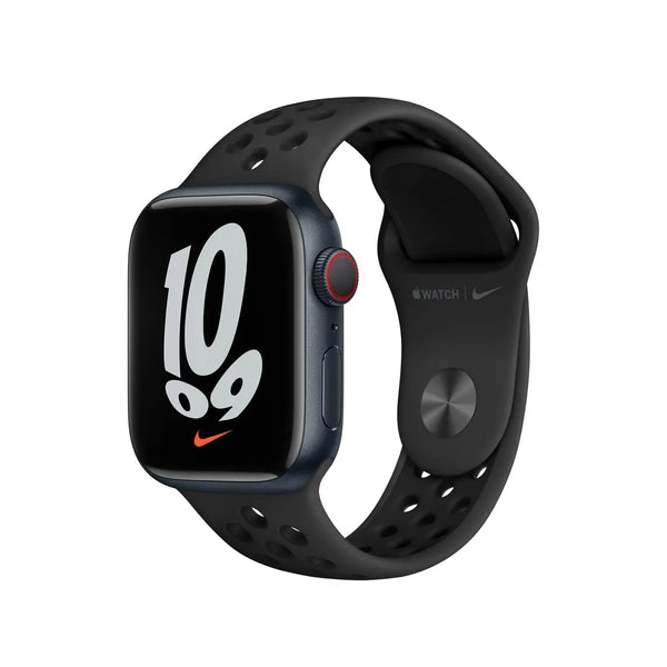 Apple Watch 41mm Anthracite / Black Nike Sport Band - Regular.