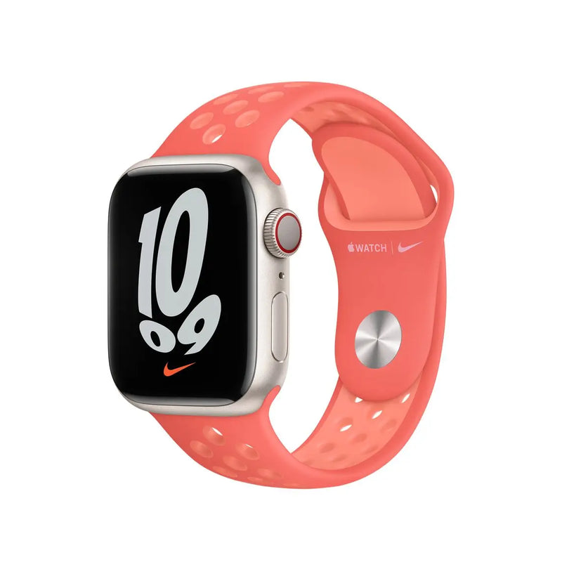 Apple Watch 41mm Magic Ember / Crimson Bliss Nike Sport Band - Regular.