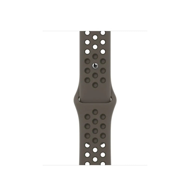 Apple Watch 45mm Midnight Olive Grey / Cargo Khaki Nike Sport Band - Regular.