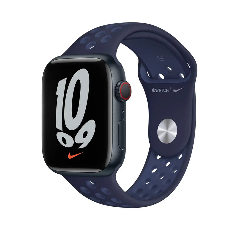 Apple Watch 45mm Midnight Navy / Mystic Navy Nike Sport Band - Regular.