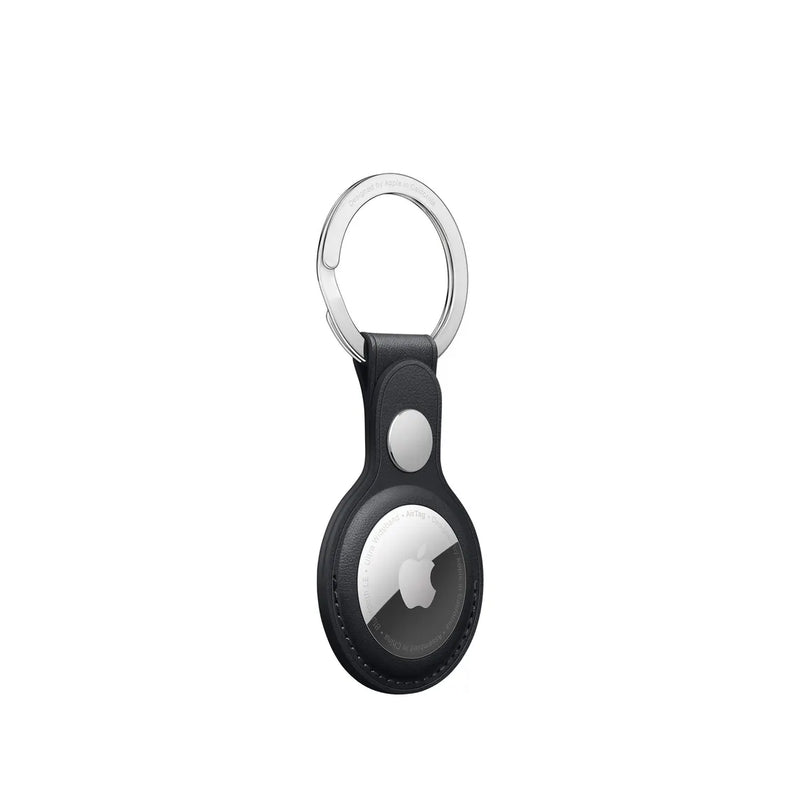 AirTag Leather Key Ring - Midnight - AirTag.