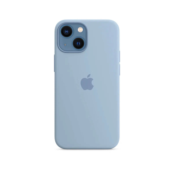 iPhone 13 mini Silicone Case MagSafe - Blue Fog.