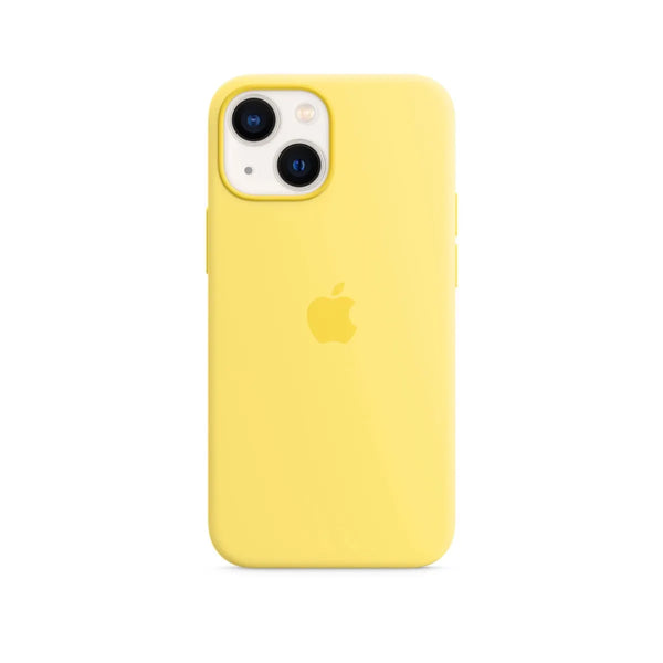 iPhone 13 mini Silicone Case MagSafe - Lemon Zest.