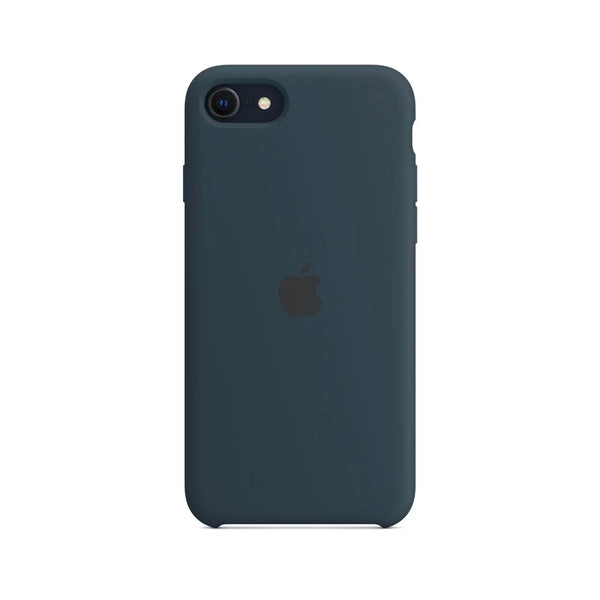 Apple Silicone Case for iPhone SE - Abyss Blue.