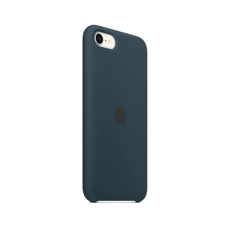Apple Silicone Case for iPhone SE - Abyss Blue.