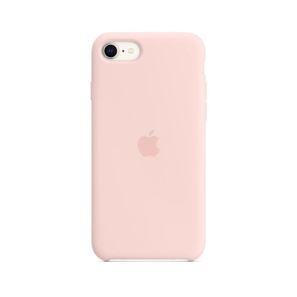 Apple Silicone Case for iPhone SE - Chalk Pink.