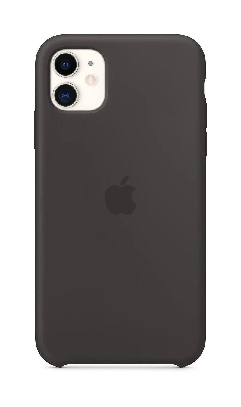 iPhone 11 Silicone Case - Black - Apple.