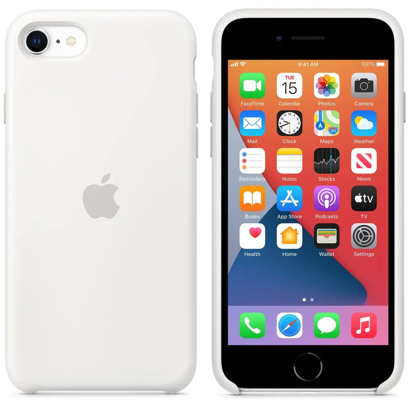 iPhone SE Silicone Case - White.