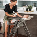 Polly New Black Space-Saving Fold Highchair.