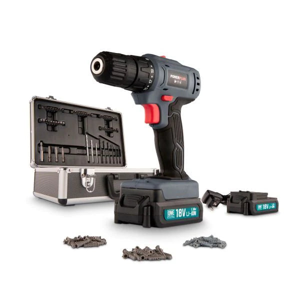 Red Rhino 18V Li­Ion Drill/Screwdriver Set