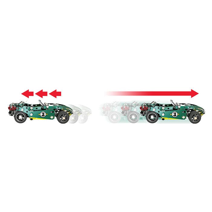 Meccano Mutli 5-in-1 Model Set - Pull Back Car.