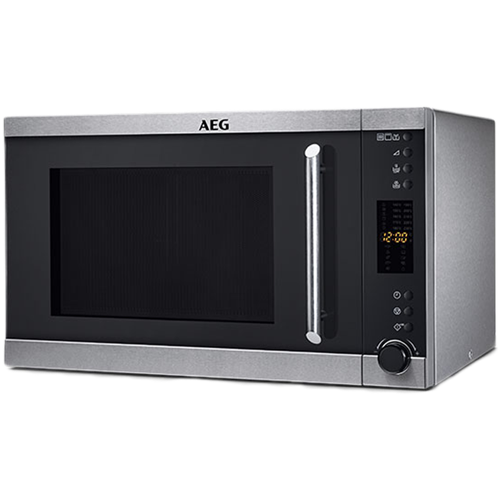 AEG Microwave Ovens 30L grill freestanding microwave stainless finish
