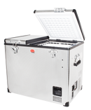 SnoMaster 72L Dual Compartment Stainless Steel Fridge/Freezer AC/DC
