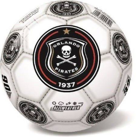 ORLANDO PIRATES SOCCER BALL-  NO 5(320 TO 350 GRAM).