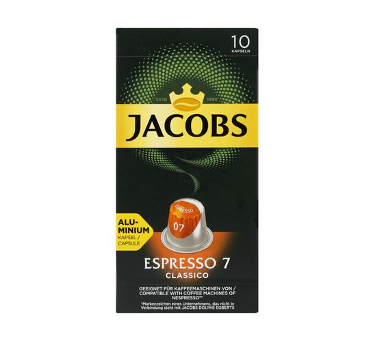 Jacobs Caps Espresso 7 Classic 10's x10.