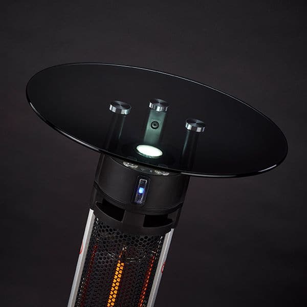 Table Heater With Infrared Sensors.