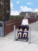 Chicco Oohlala Twin-Black Night Stroller.