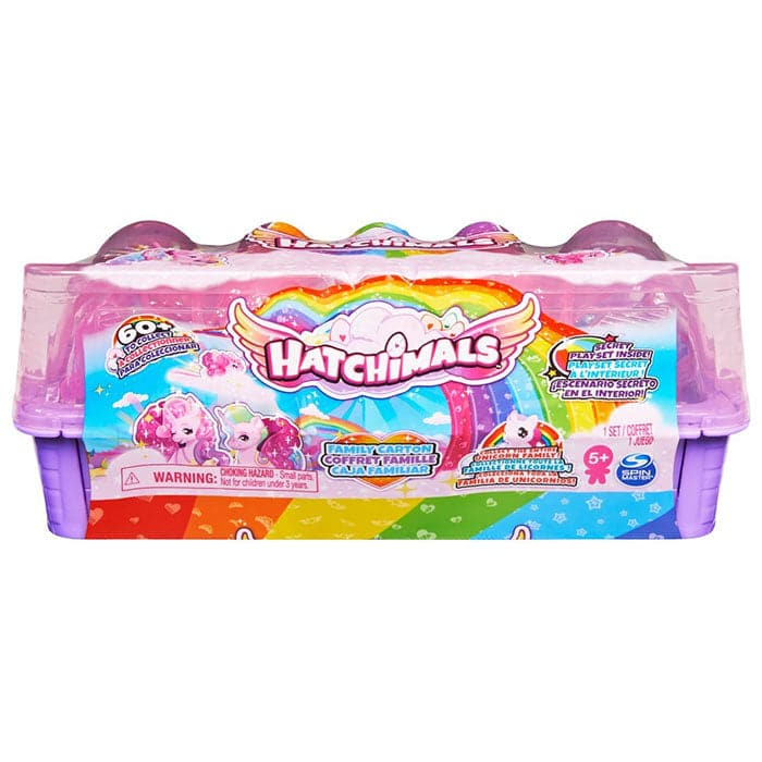 Hatchimals Family Adventures Egg Carton - Unicorn Family.