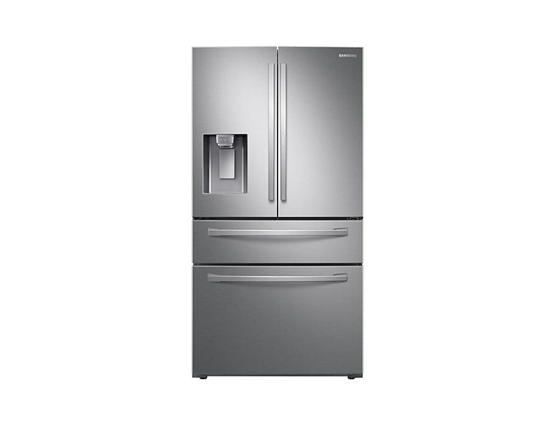 Samsung 600L Nett Frost Free French Door Fridge With Auto Water And Ice Dispenser – Real Stainless